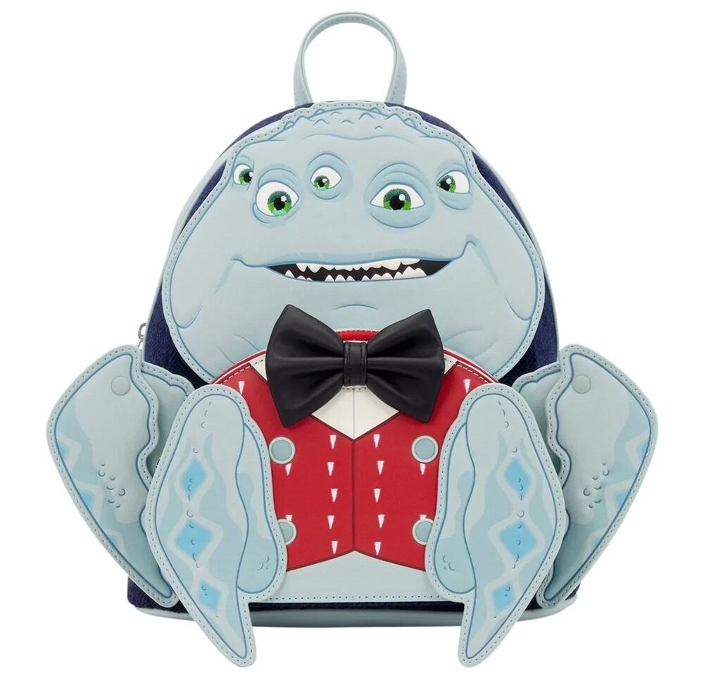 LOUNGEFLY MONSTERS INC HENRY J. WATERNOOSE COSPLAY MINI BACKPACK - NWT